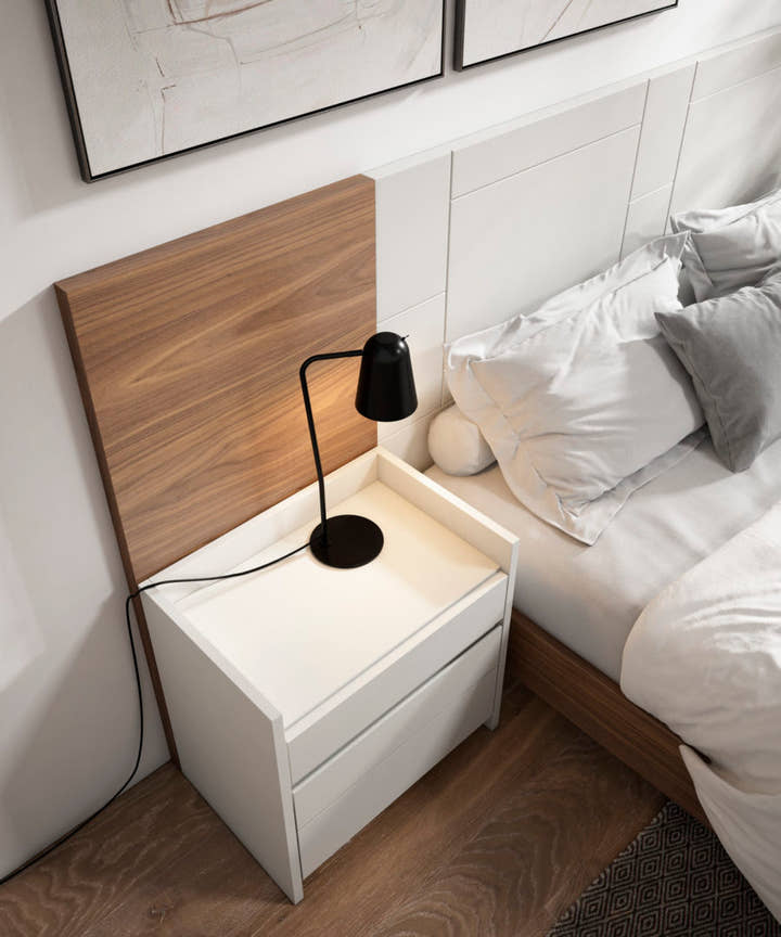 Op maat gemaakt houten bedframe 