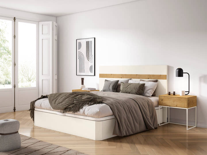 Op maat gemaakt uitschuifbaar houten bed 