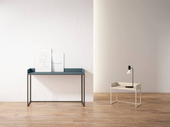 Aanpasbaar Jordan bureau van gelakt hout 