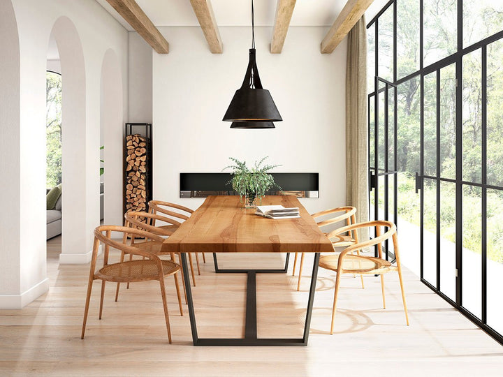 Mesa de comedor a medida personalizable - Santorini - Mesa de comedor - El Workshop-220 X 100 X 75(Alto)