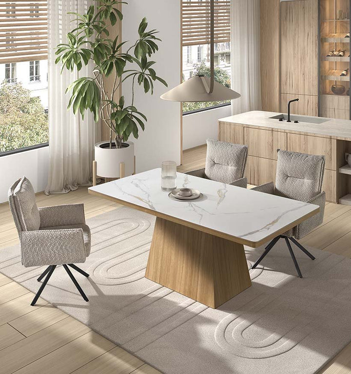Silla tela en ambiente decorado