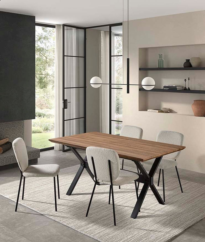 Silla tela en ambiente decorado