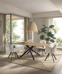 Silla tela en ambiente decorado