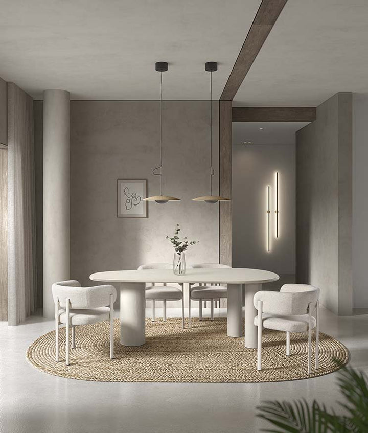 Silla tela en ambiente decorado