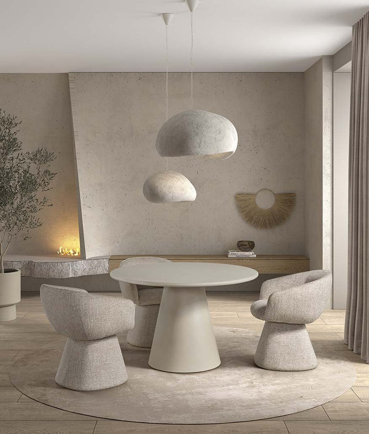 Silla tela en ambiente decorado