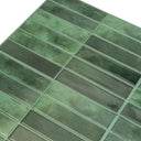 10 Azulejos Autoadhesivos 3D Verdes 23x29 cm