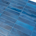10 Azulejos Autoadhesivos 3D Azules 23x29 cm
