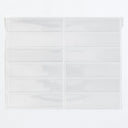 10 Azulejos Autoadhesivos 3D Blancos 23x29 cm