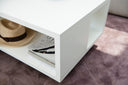 Custom white coffee table - Chicago