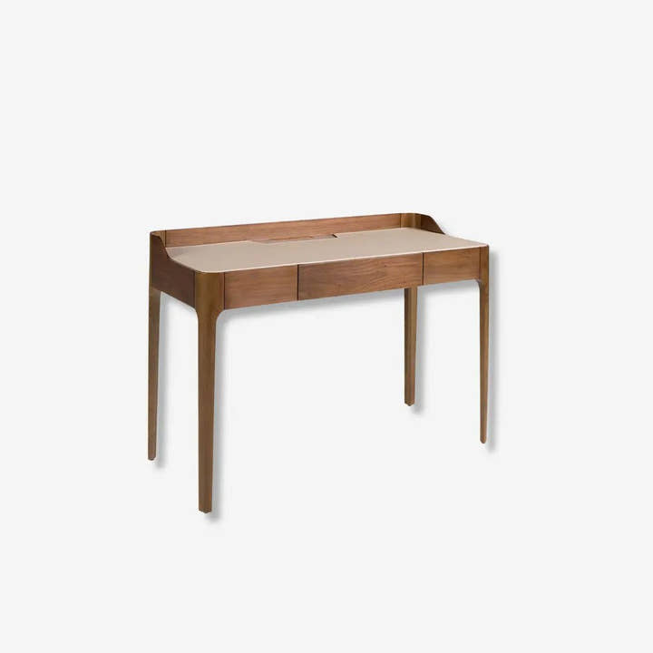 Escritorio tocador polipiel y nogal - Tocador - El Workshop - madera - oscura