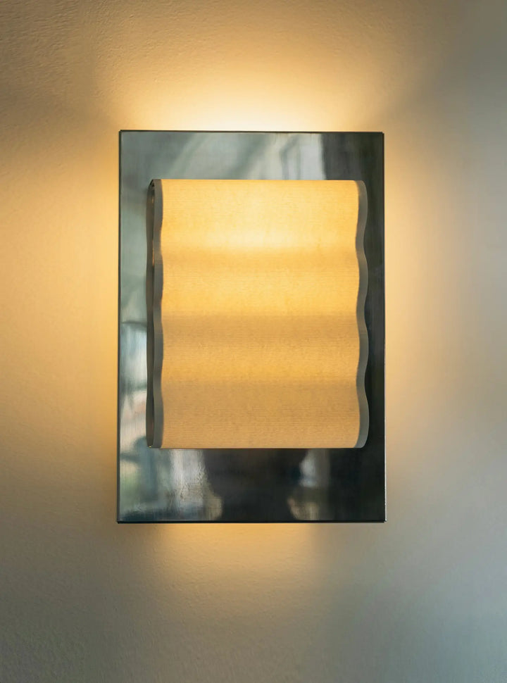 lampara aplique de pared espejado