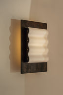 lampara frame wood de diseño de madera