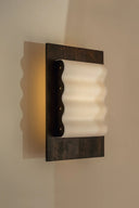 lampara frame wood de diseño de madera