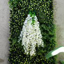 Enredadera Artificial de Flores Glicina Blanca – Pack de 12 Ramas Decorativas