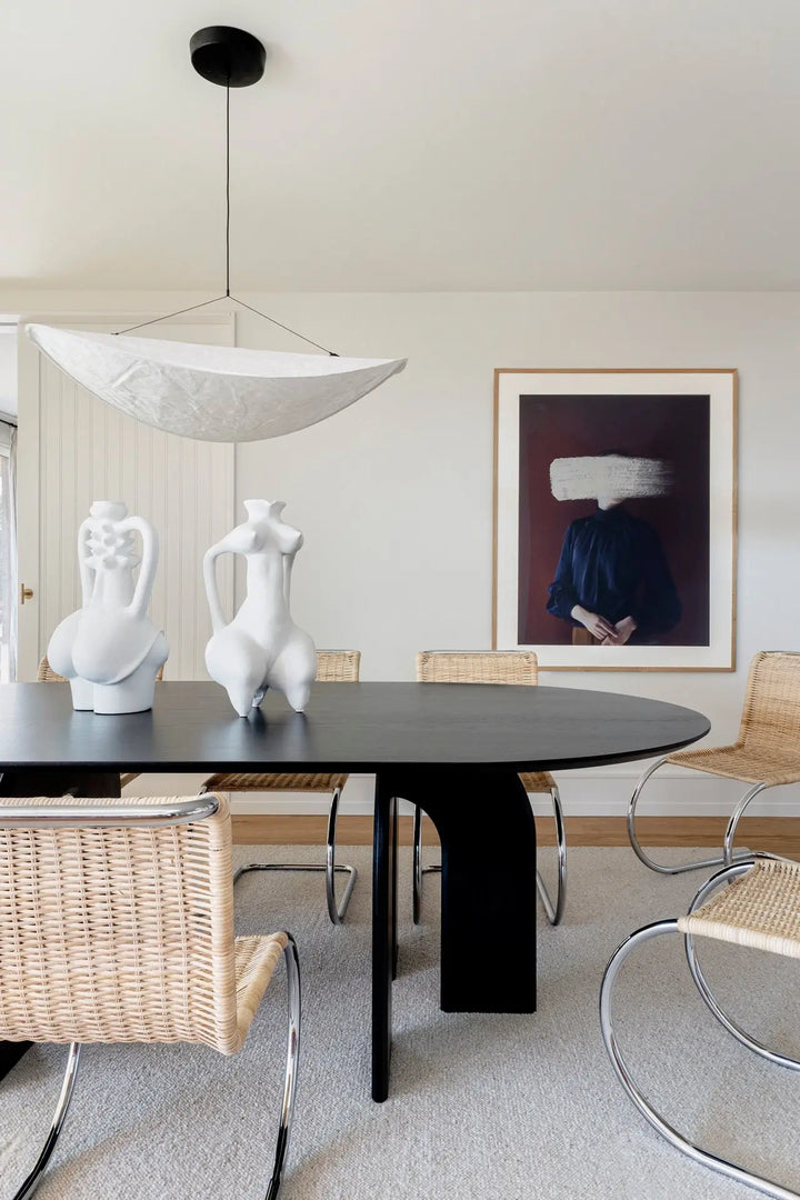 mesa de comedor hana contemporaneo color negro