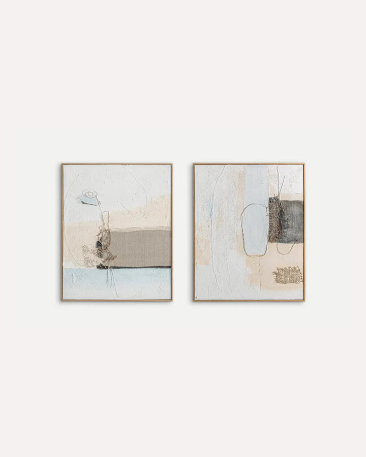SET VAN 2 KARIM MUURKUNST