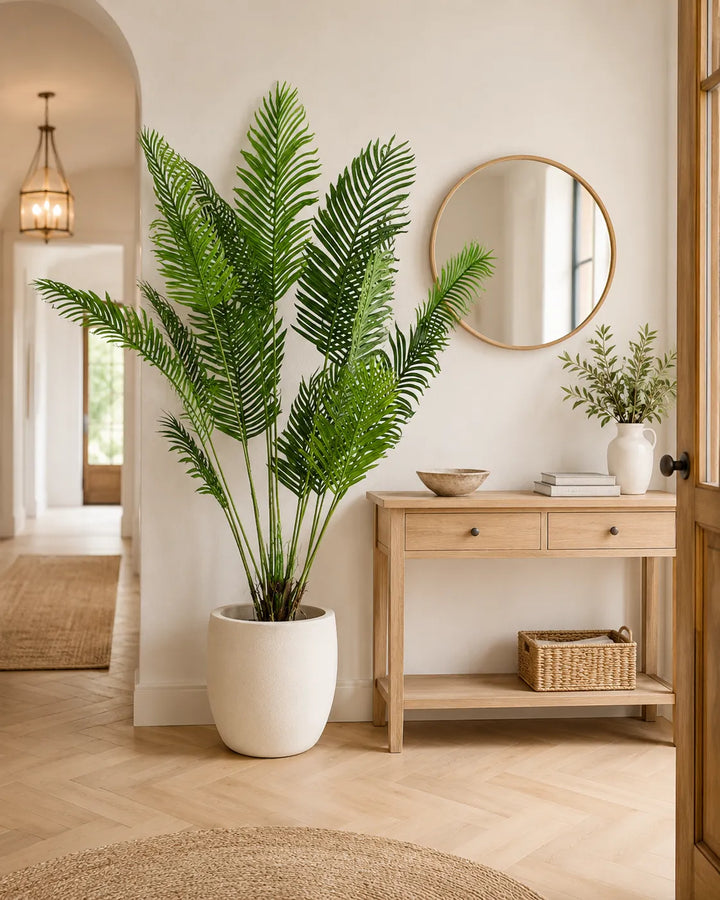 Planta artificial Palmera Areca 210 en ambiente decorado (2)