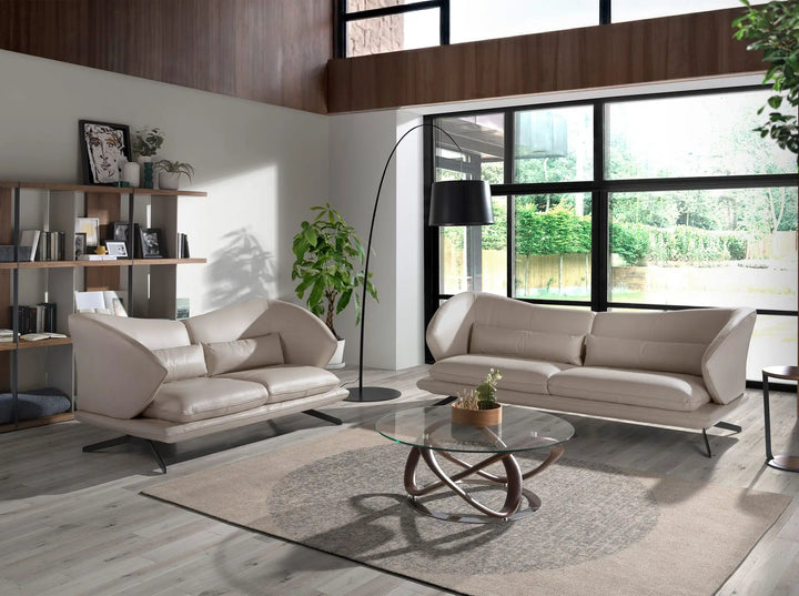 Lampara de pie en arco de acero inoxidable, acabado negro mate.