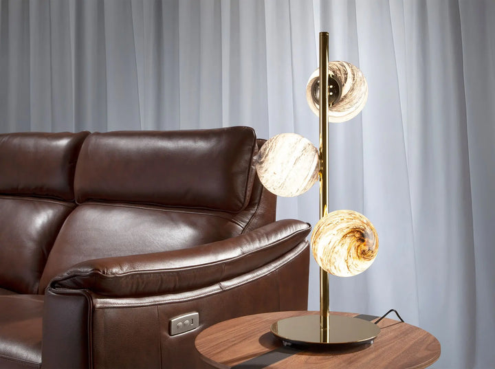 Stainless steel table lamp