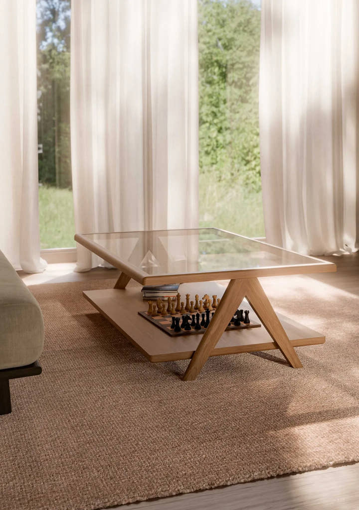 Mesa de centro Ana - Mesa - El Workshop - Madera de nogal