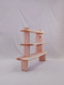 estanteria de madera de fresno color claro hecho a mano