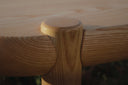 mesa baja para living de madera clara