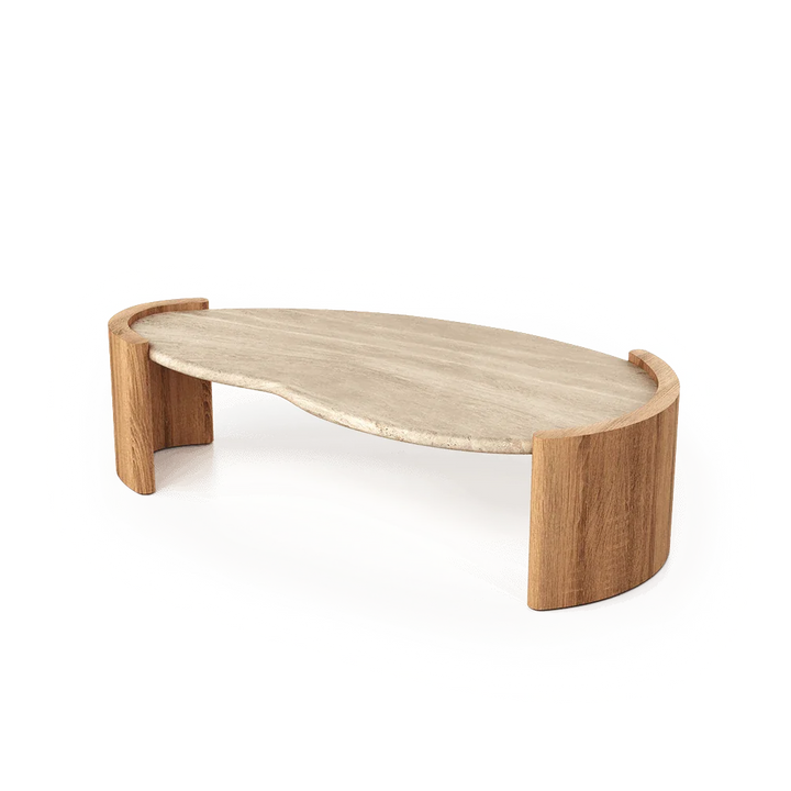 Mesa de centro Patas en roble y fresno