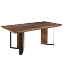 Mesa comedor rectangular nogal