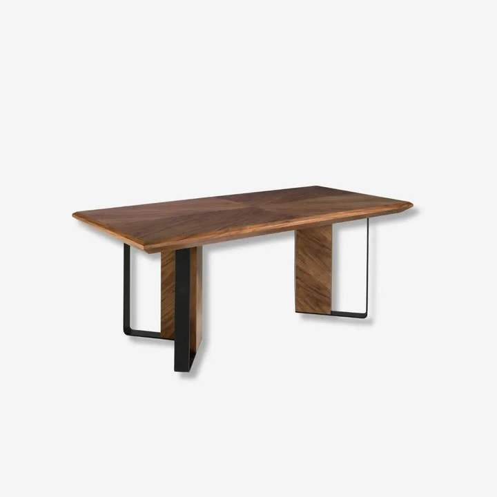 Mesa comedor rectangular nogal - Mesa de comedor - El Workshop - 200x95x76cm