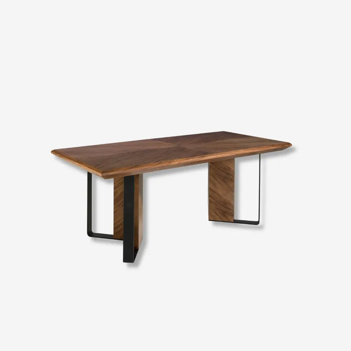 Mesa comedor rectangular nogal