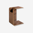 Mesa rincón rectangular nogal