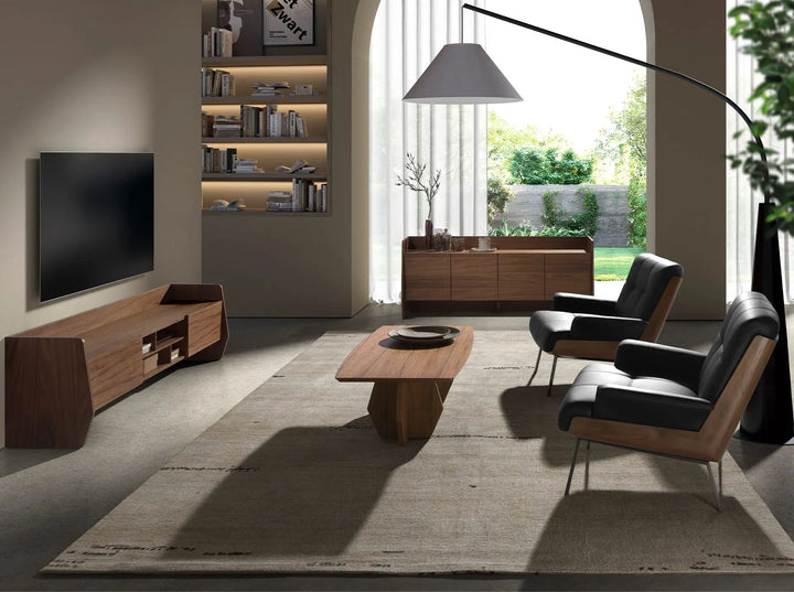 Mueble TV nogal de diseño unico