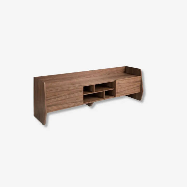 Mueble TV nogal de diseño único - Mueble TV - El Workshop - 180x45x56cm