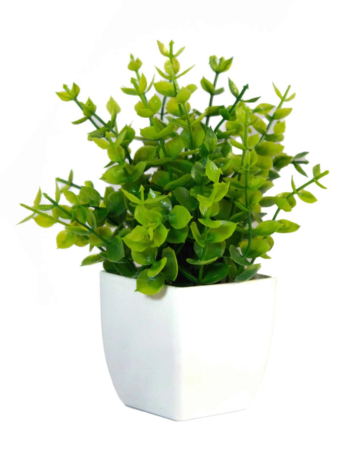 Plantas Pequeñas Artificiales con Maceta – 4 Piezas