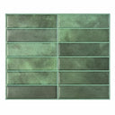 10 Azulejos Autoadhesivos 3D Verdes 23x29 cm