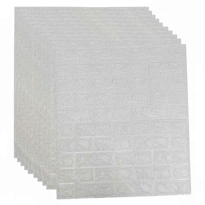10 Paneles Autoadhesivos Grises 77x70 cm