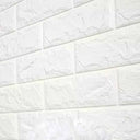10 Paneles Autoadhesivos Blancos 77x70 cm
