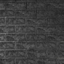 10 Paneles Autoadhesivos Negros 77x70 cm