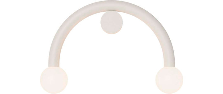 Rigoberta Direct Curved Wall Lamp - Matte White
