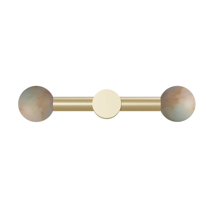 Rigoberta Wall Lamp Direct Duo - Gold and alabaster ball