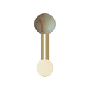 Rigoberta Directo Mono Wall Lamp - Gold and alabaster ball