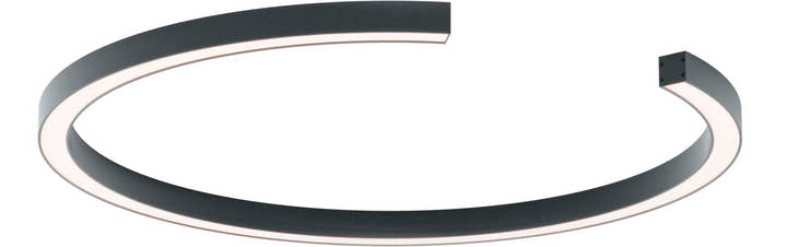 Lámpara Roberta de Techo 80 - Negro mate