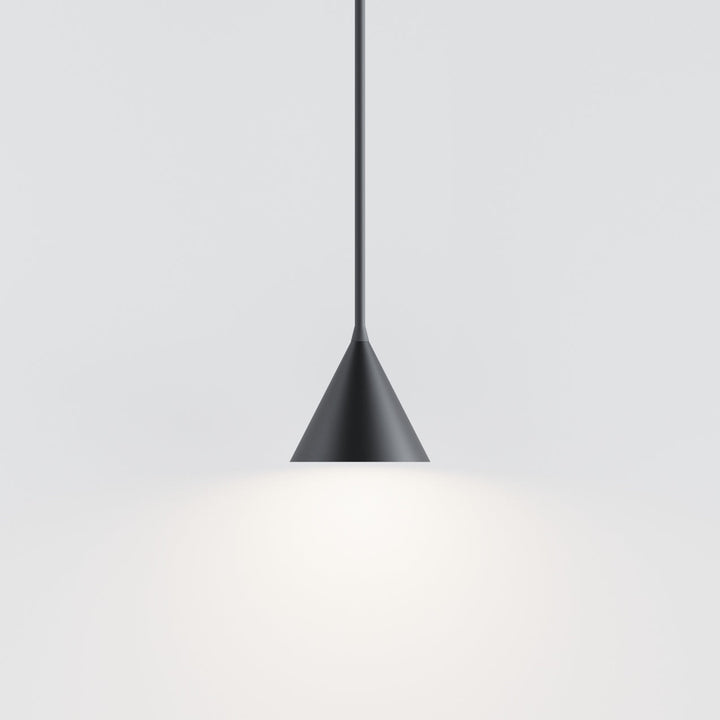 Rubi Mono Pendant Lamp - Matte Black and Gold
