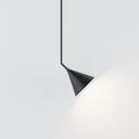 Rubi Mono Side Pendant Lamp - Matte Black and Gold