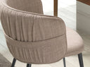 Brown fabric chair