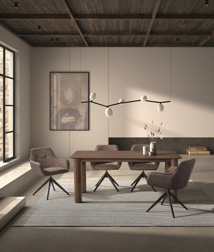 Silla tela Combinada en ambiente decorado