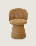 Silla Aura en tela camel (tapizado)