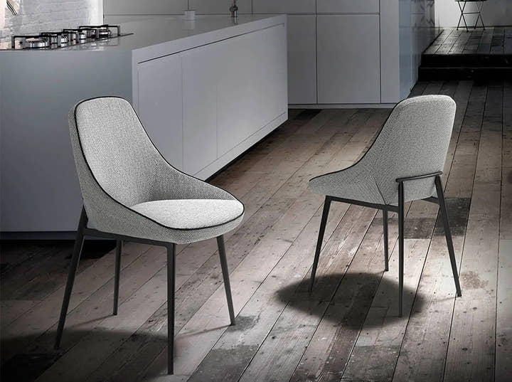 Silla tela gris - Silla - El Workshop - 70x55x62cm