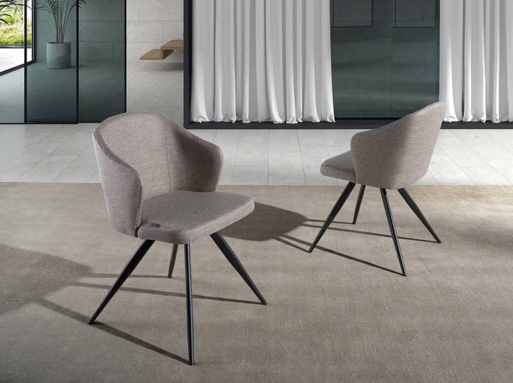 Silla tela gris - Silla - El Workshop - 48x57x82cm