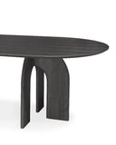 Hana black dining table